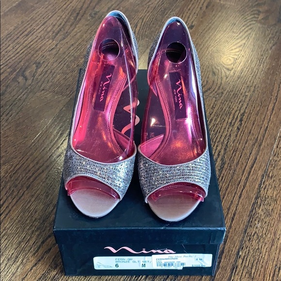 Nina bronze dressy shoe 6 - Picture 1 of 5